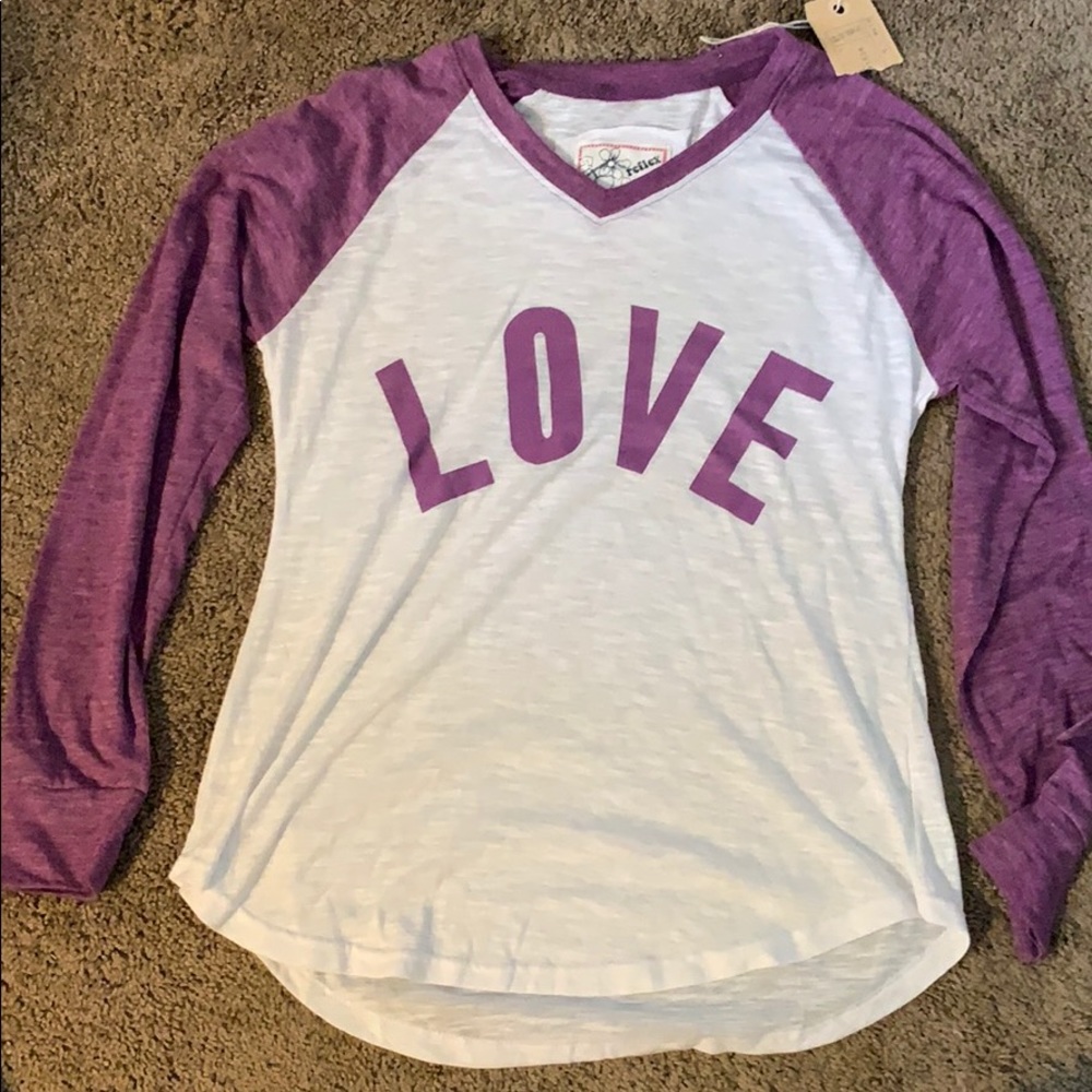 Baseball sleeve shirt